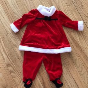 Baby girls Santa outfit